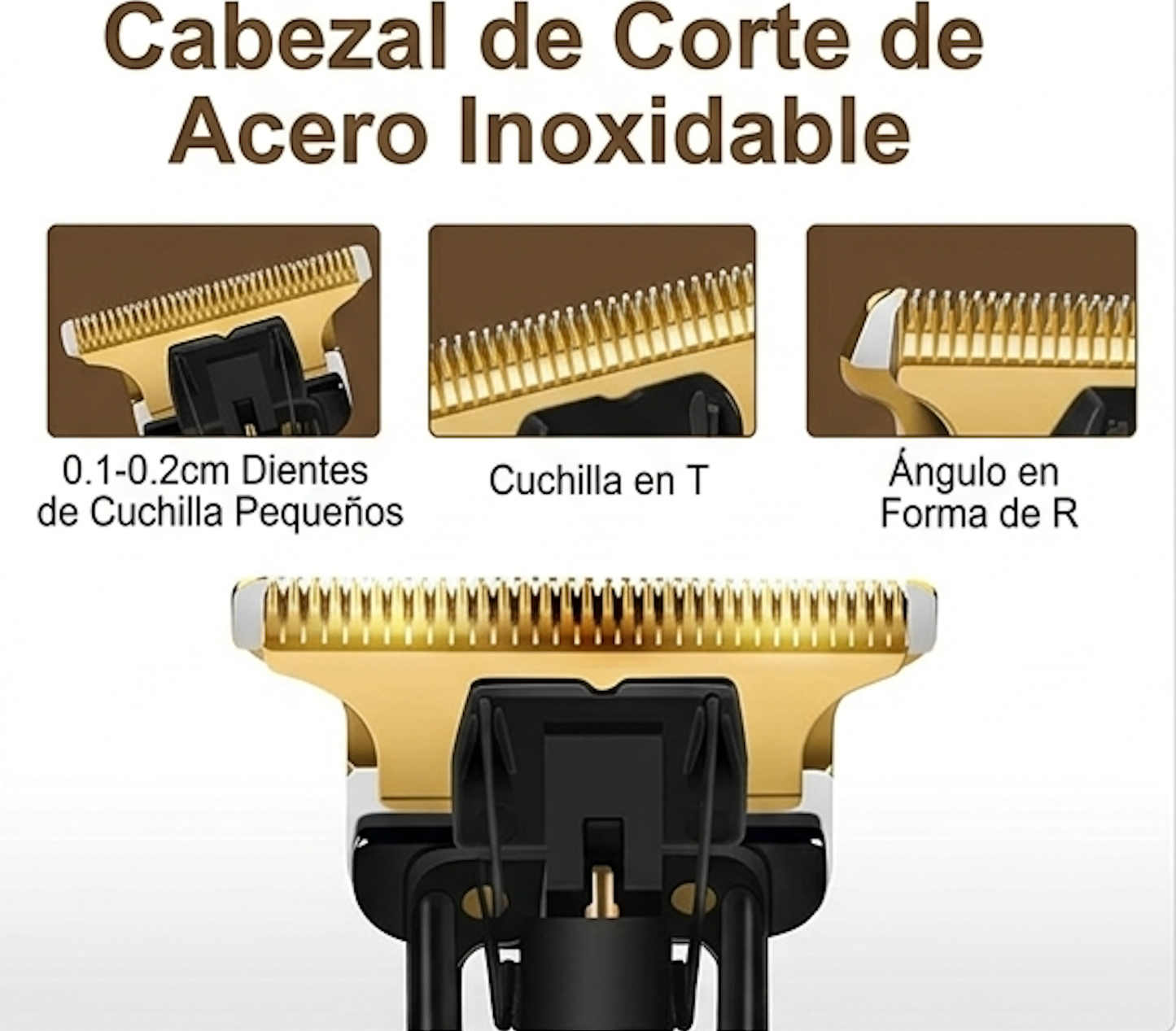 💈 Cortadora y Recortadora de Barba Profesional – ⚡ Potente, 🎯 Precisa y 🤫 Silenciosa